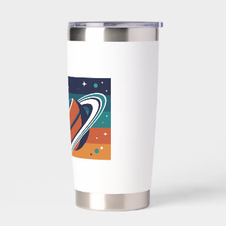 Retro Space Travel Insulated Tumbler