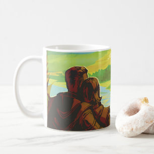 Retro Space Travel Poster-An Earth Science Mission Coffee Mug