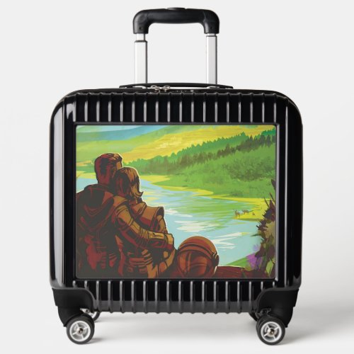 Retro Space Travel Poster_An Earth Science Mission Luggage