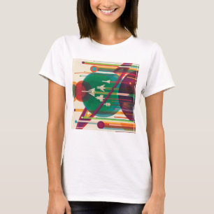 Retro Space Travel Poster- Solar System Grand Tour T-Shirt