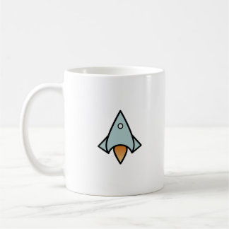 Retro Spaceship Coffee Mug