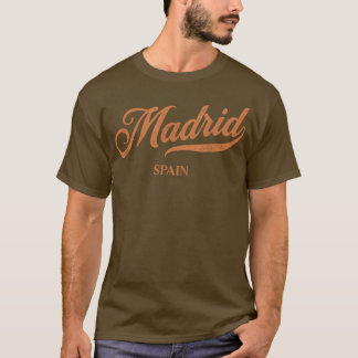 Retro Spain CityVintage Madrid T-Shirt