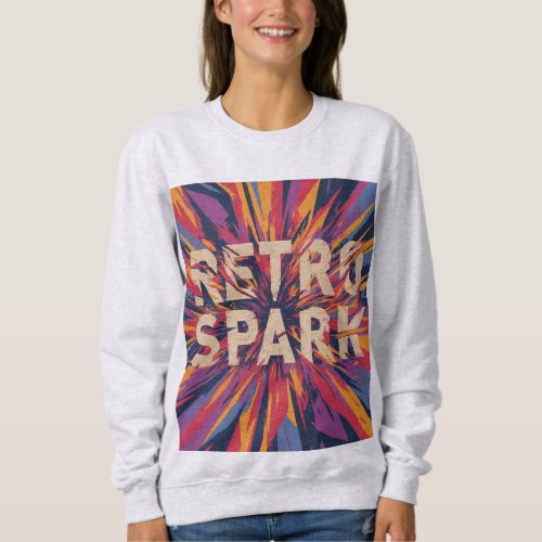 Retro Spark  Sweatshirt