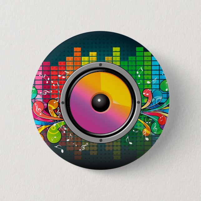 Retro Speaker Button (Front)