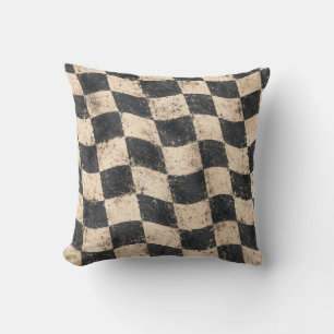 Retro Speedway Sofa Accent Style Throw Pillow