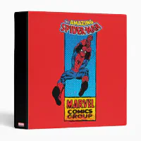 Marvel Comics Pages Pattern 3 Ring Binder