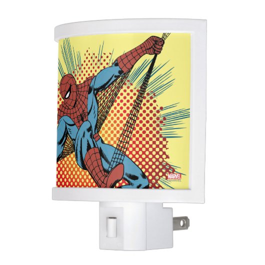Retro Spider-Man Spidey Senses Night Light (Left)
