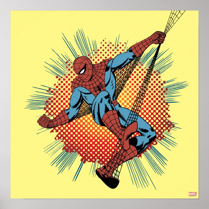 Retro Spider-Man Spidey Senses Poster | Zazzle