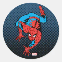 Retro Spider-Man Wall Crawl Sticker, Zazzle