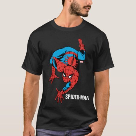 Retro Spider-man Wall Crawl T-shirt