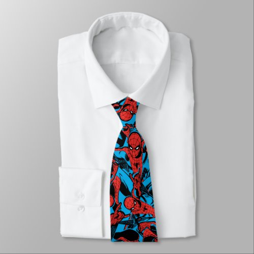 Retro Spider_Man Web Shooting Neck Tie