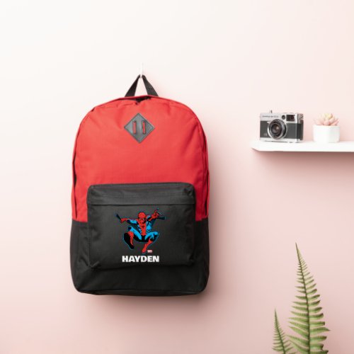 Retro Spider_Man Web Shooting Port Authority Backpack