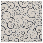 Retro Spiral Pattern Fabric