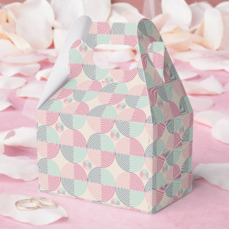 Retro Spiral Vibes Favor Boxes