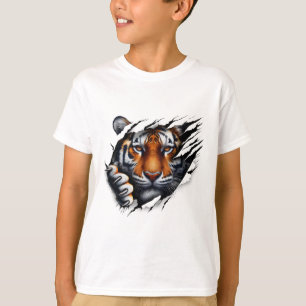 Retro Spirit Tiger Face Shirt Design Footll Tiger