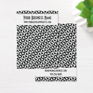 Retro Split Circles Patterns Earring Display Cards
