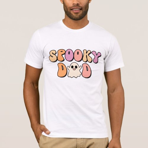 Retro Spooky Dad T_Shirt