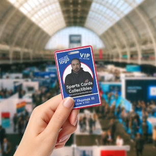 Retro Sports Cards Convention VIP Photo Badge