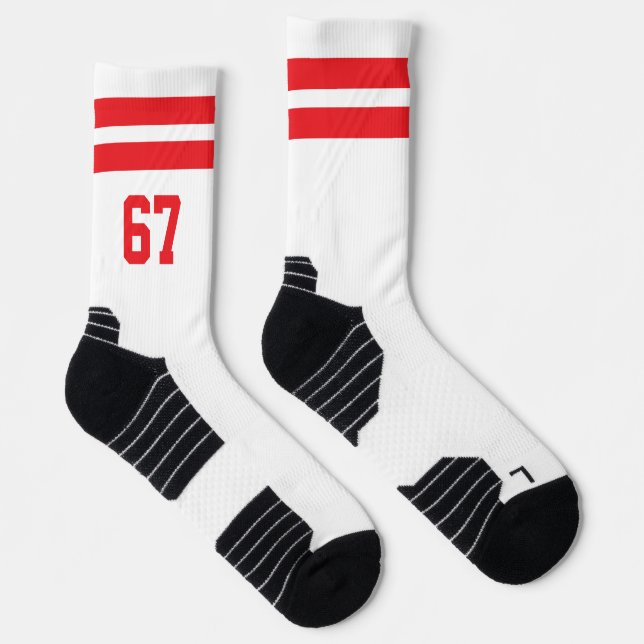 Retro Sports Template Socks (Right)