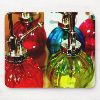 Retro Spray Bottles Mouse Pad