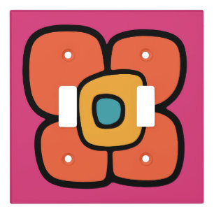 Retro Spring Blossom Light Switch Cover