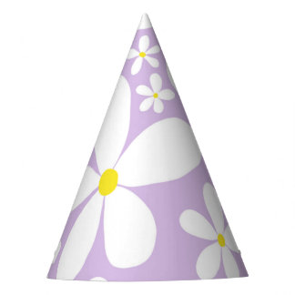 Retro Spring Daisies #1 #decor #art Party Hat