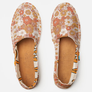 Retro Spring Flowers Espadrilles