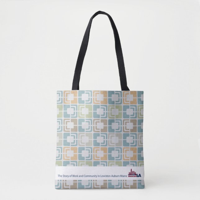 Retro Square Museum LA Tote Bag (Front)