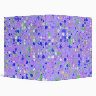 Retro squares! 3 ring binder