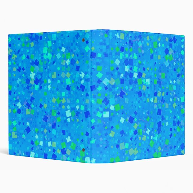 Retro squares! 3 ring binder (Background)