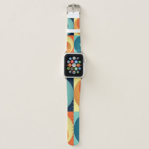 Retro Squares & Circles: 1960s Pattern Apple Watch Band