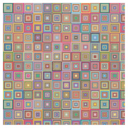 Retro Squares Fabric