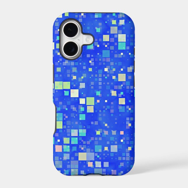 Retro squares! iphone case (Back)