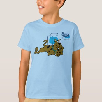 Retro Squares Scooby-doo Lying Down T-shirt by scoobydoo at Zazzle