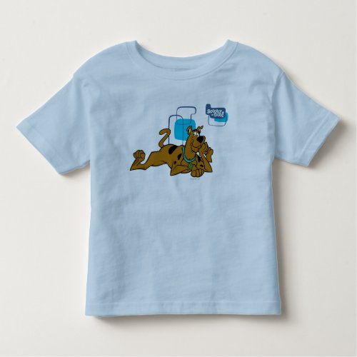 Retro Squares Scooby_Doo Lying Down Toddler T_shirt