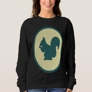 Retro Squirrel Vintage Wild Animal Sweatshirt