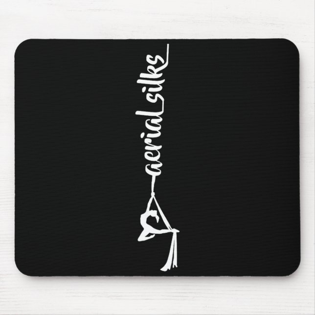 Retro Srt Aerial Silks Quote Funny Basic  Mouse Pad (Front)