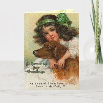 Retro St. Patrick's Day Greeting Card by golden_oldies at Zazzle