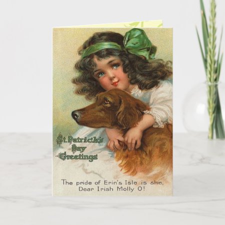 Retro St. Patrick's Day Greeting Card