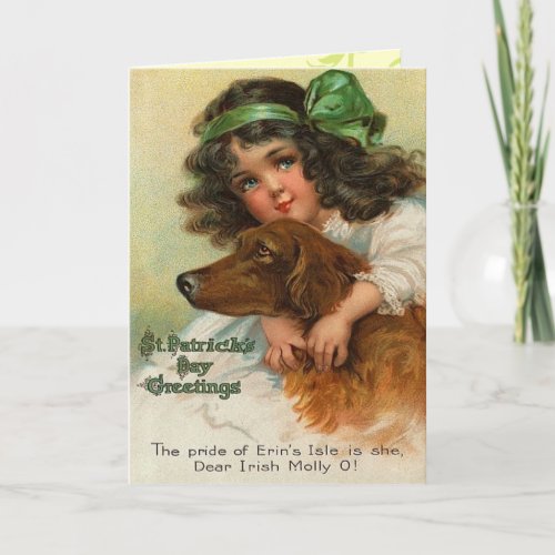 Retro St Patricks Day Greeting Card
