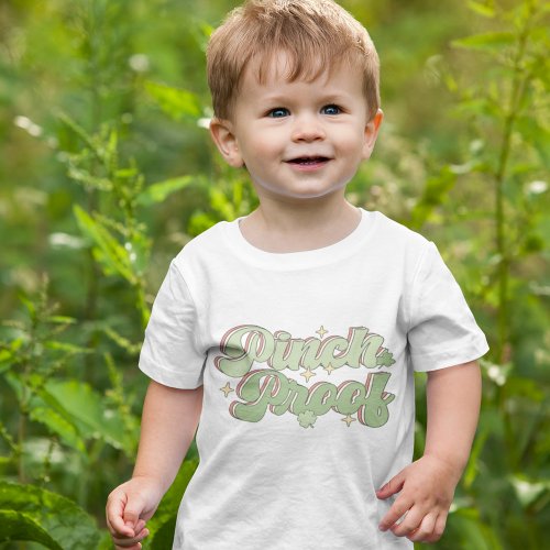 Retro St Patricks Day Pinch Proof Baby T_Shirt