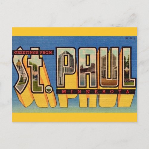 Retro St Paul Minnesota Greetings