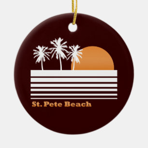 Retro St Pete Beach Ornament