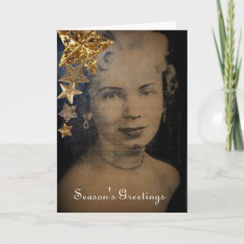 'retro Star' Christmas Card by SusanNuyt at Zazzle