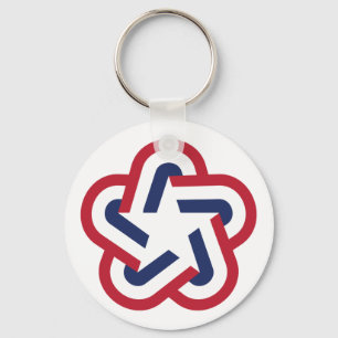 Retro Star Keychain