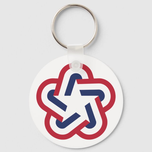Retro Star Keychain (Front)