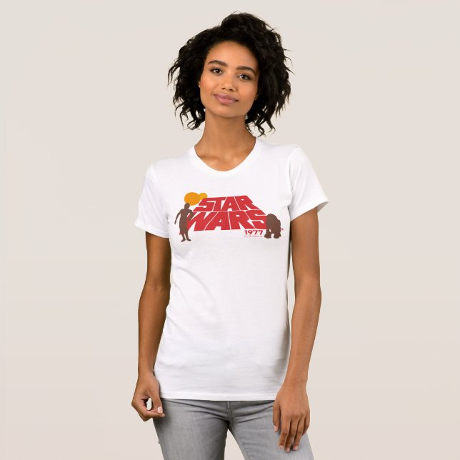 Retro R2D2 C3PO Droid Star Wars T Shirt, Cheap Star Wars