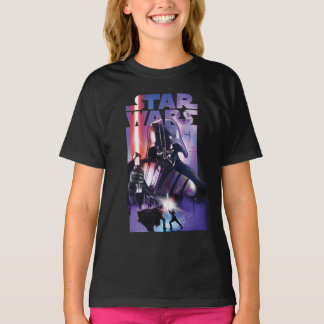 Retro Star Wars: Vader vs. Luke Cinematic Art T-Shirt
