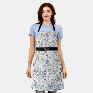 Retro Starburst Dominoes Apron