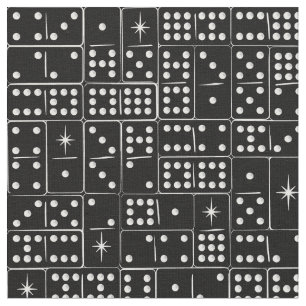 Retro Starburst Dominoes Fabric